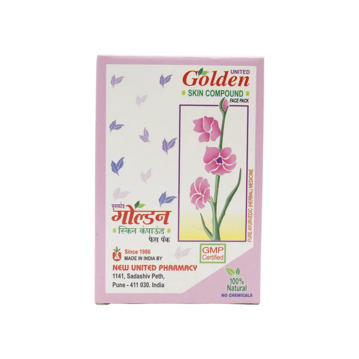 100-1 GOLDEN FACE PACK - UNITED - 40 GM - Image 1