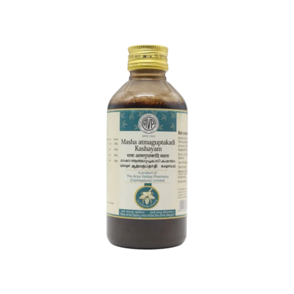 23027-1-1000x1000 MASHATMAGUPTADI KASHAYAM - AVP - 200 ML - Image 1