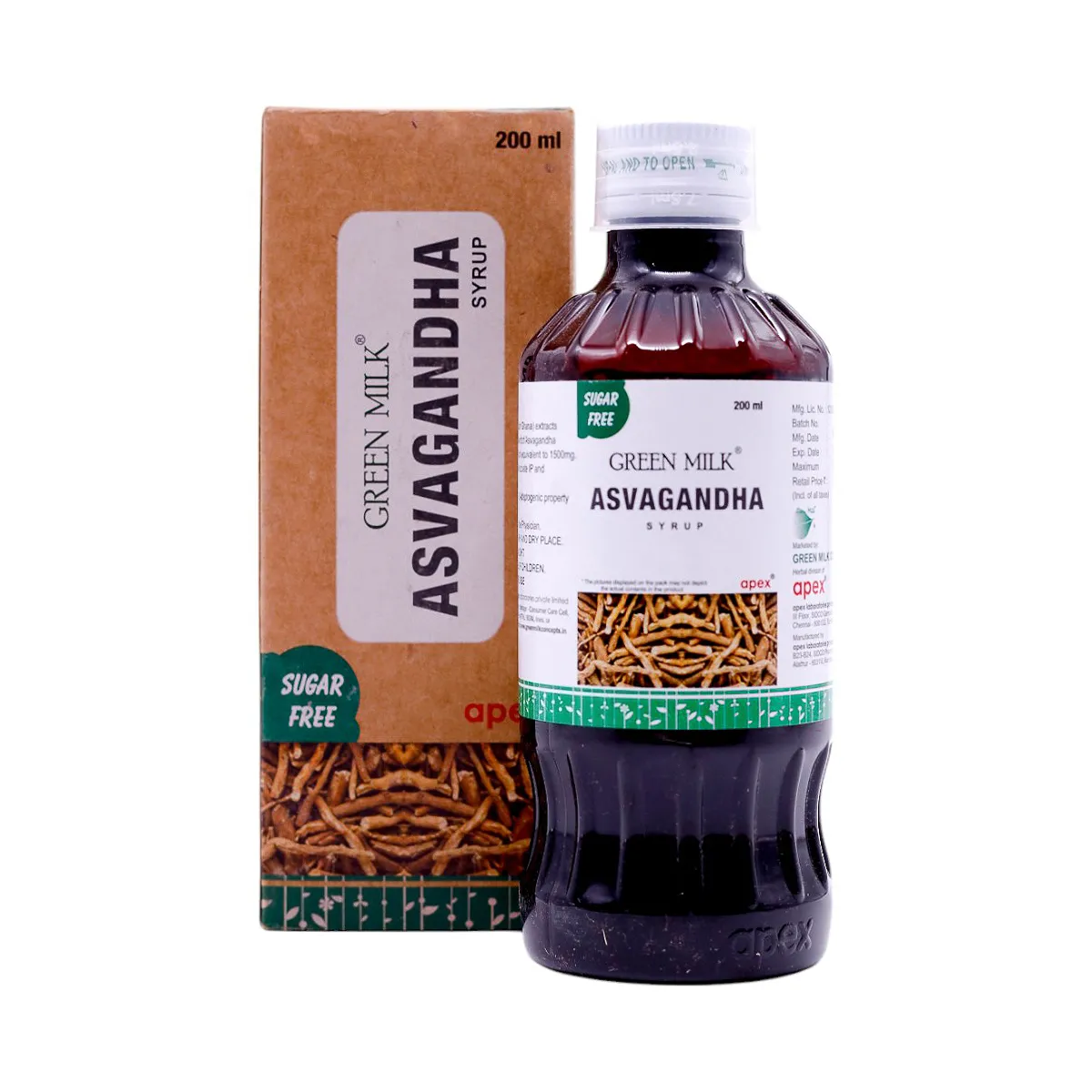 ASHWAGANDHA SYRUP(SUGAR FREE) - 200 ML ASHWAGANDHA SYRUP(SUGAR FREE) - 200 ML