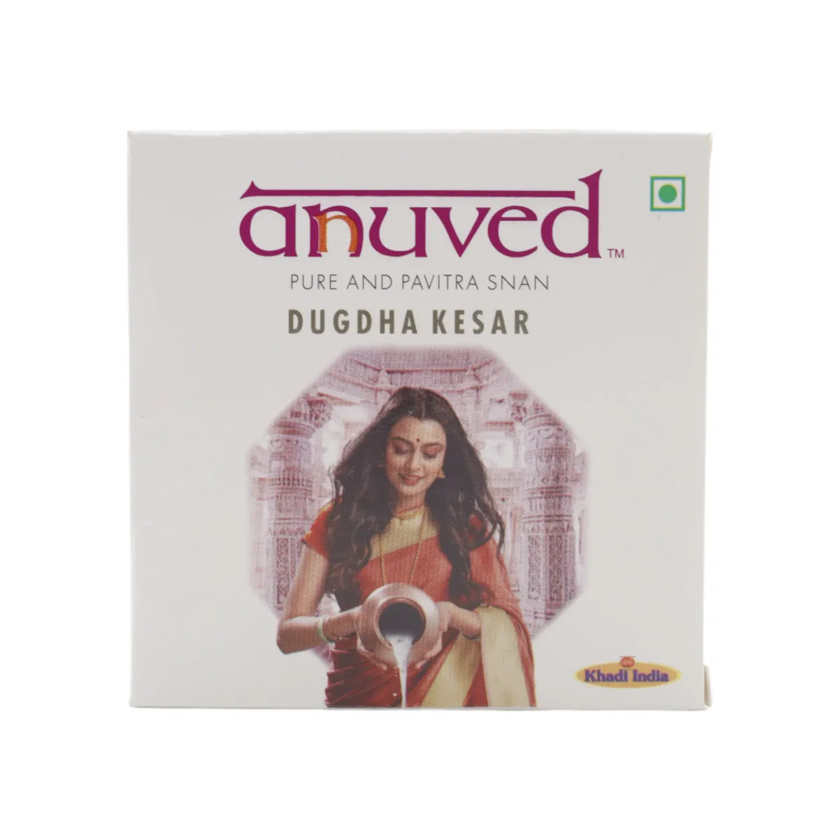 6951-1 ANUVED SOAP KESAR - 125 GM - Image 1