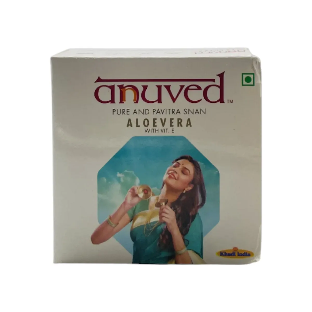 6952-1 ANUVED SOAP ALOEVERA - 125 GM - Image 1