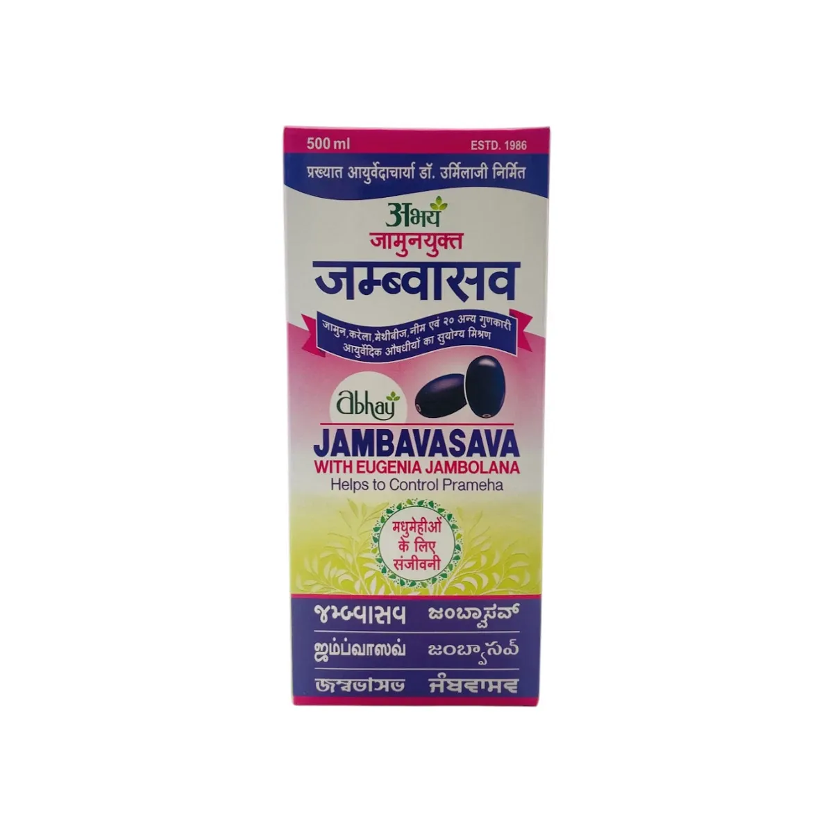 JAMBASAV SYRUP - 500 ML